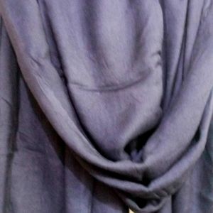 Eid Sale Darkest Navy Blue Plain Stole