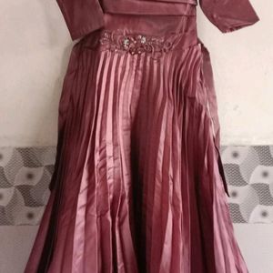 Mauve Color Gown