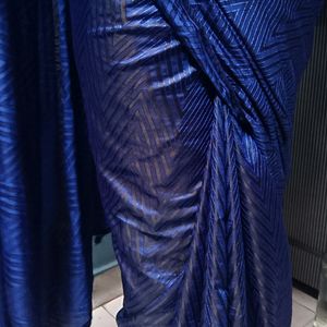 Navy Blue Saree It's New