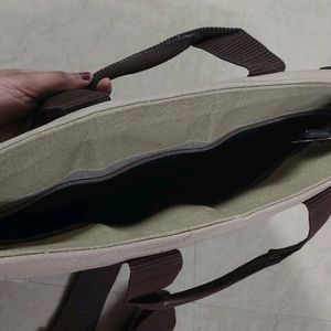 Real Laptop Khadi Bag