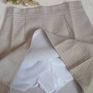 Mini Checkered Skirt