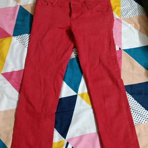 Cute Red Jeans