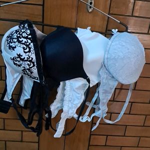 Combo Of Four Imported Fabric Bra  Hnm