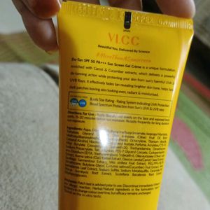 VLCC DE-TAN SUN SCREEN GEL CREME