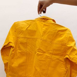 Yellow 🟡 Mustered Jacket Perfect In Winters