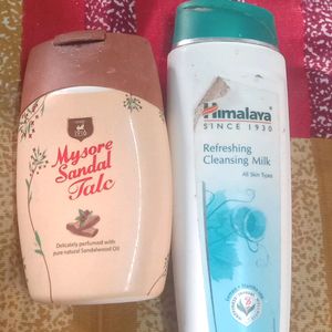 Himalaya Cleansing Milk And Mysore Sandal Powder