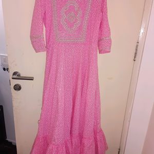 Long Pink Kurti