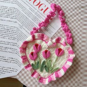 Crochet Heart Bag❤️🎀