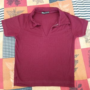 Maroon Top