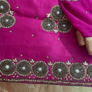 @300 Rs Cotton Nalki Work Unstiched Suit Ma