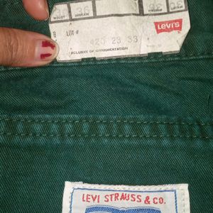 Levi's Dark Green Denim