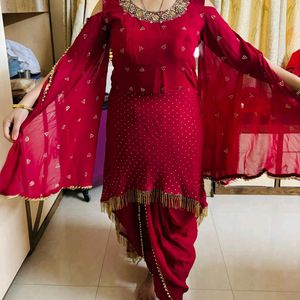 Patiala Tunic Dress Pink