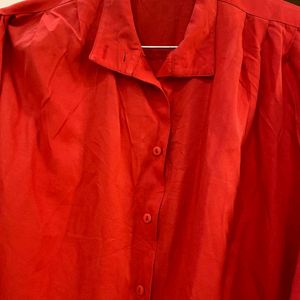 Red color shirt