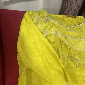 Lemon Colour Kurta