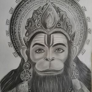 hanuman ji sketch 🤌🏻✨️