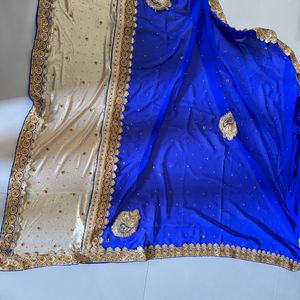 Blue Saree