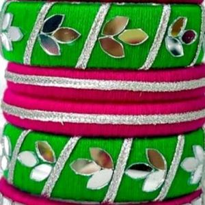 Green Pink Bangles 💚💗