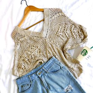 Pinterest Crochet Oversized Pullover Top