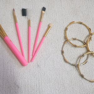 Makeup Brushes And Bangle