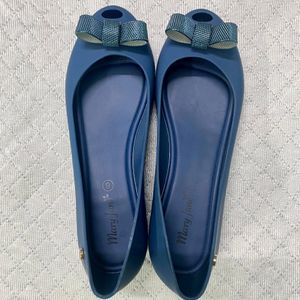 Mary Jane Shoes - Ocean Blue