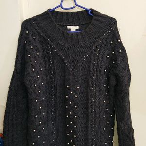 Dark Grey H&M Winter Pullover /sweater