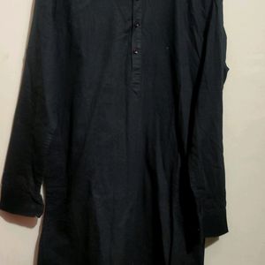 Charcoal Black Kurta For Boy & Men 40 Chest