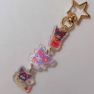 Imported Sanrio Kuromi Keychain Trail