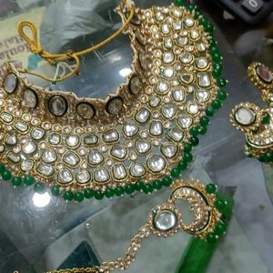 Polki Kundan Bridal Jewelry Set