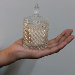 Scented Candle in Crystal Jar