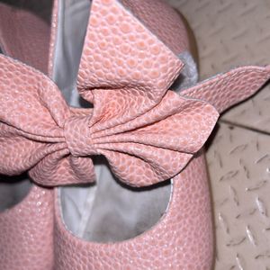 Gurls Footwear With Flower Bow