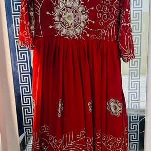 Anarkali With Side Slit Kurta