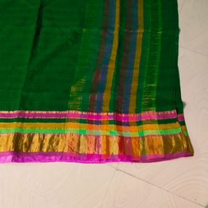 Zaree Border Pure Cotton Saree