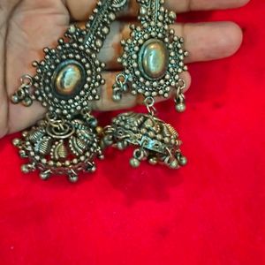 Navratri Special Earcuff Jhumka