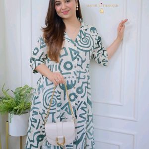 COTTON FABRIC PRINTED KURTI ALL SIZE AVAILABLE
