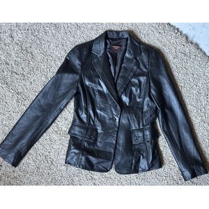 Sheepskin Leather Blazer