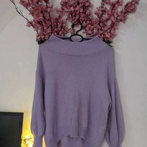 Oversized Lavender Sweater