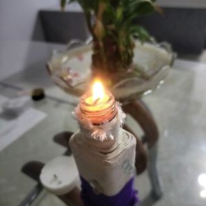 Wine Bottle Candle 🕯️