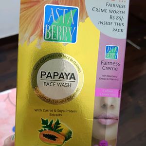 Combo Set Papaya Face Wash N Fairness Cream