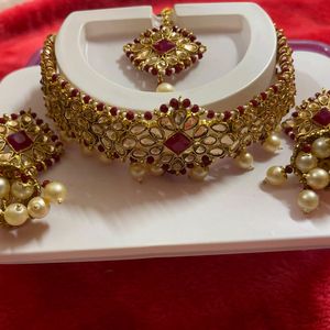 Combo Of 4 Necklace & Mathaptti