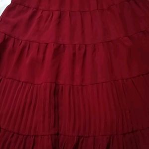 Maroon Long Frock