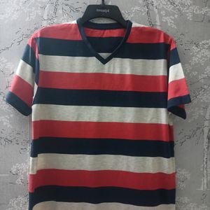 Mens Regular Strips Tshirt