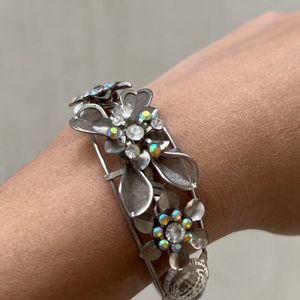 Silver Flower Bracelet