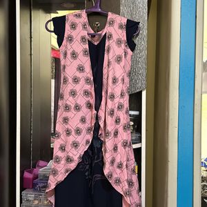 Blue And Pink Kurta L Size