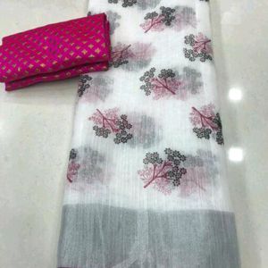 Linen Sarees 1