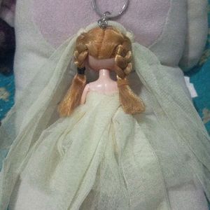 Confused And Dancing Doll Key Chain