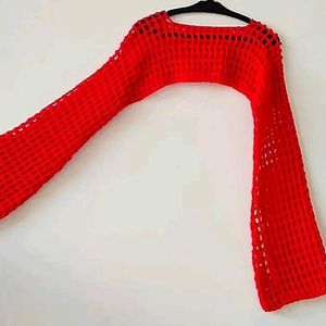 Crochet Mesh Sleeves