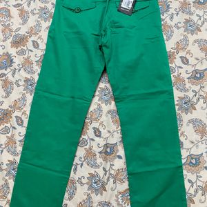 Green Cotton Trousers 💚