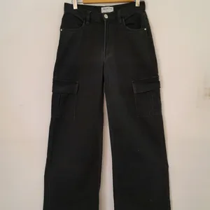 Black Cargo Denim