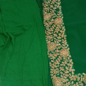 Bottle Green Gown