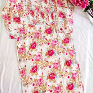 Floral Print Kurti